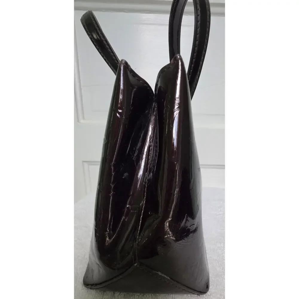 Louis Vuitton Monogram Vernis Wilshire PM Pomme D'amour Patent Leather w/ COA